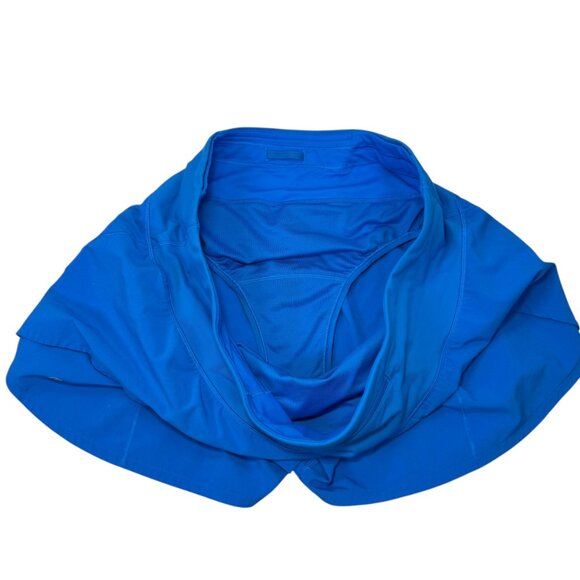 lululemon Blue Running Skort Size M Lightweight Athletic Tennis Skirt - Picture 4 of 7